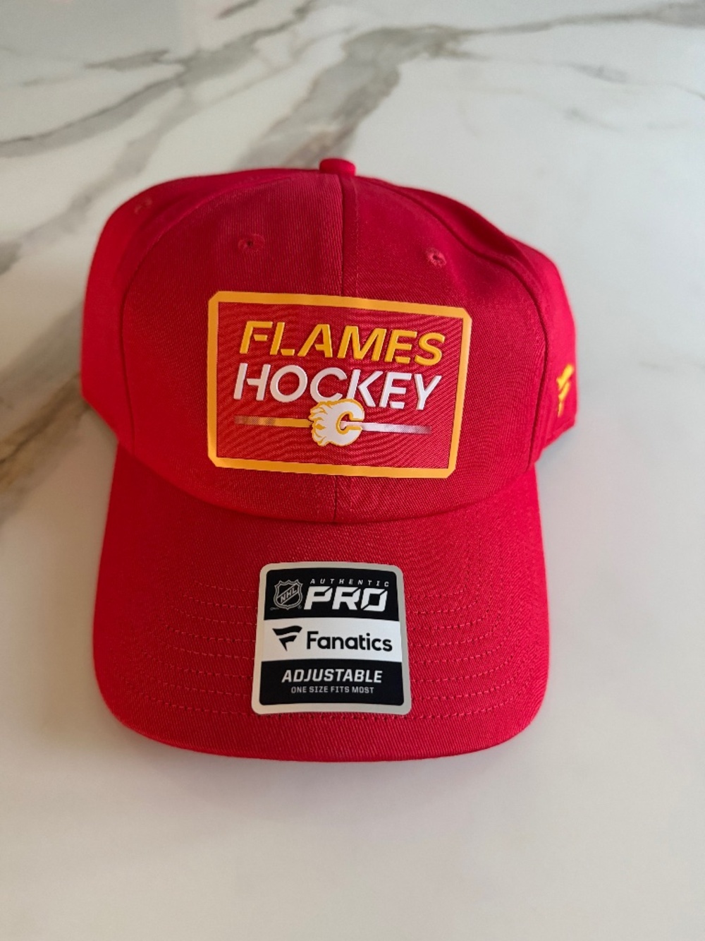 Calgary Flames Hat Fanatics Authentic Pro Cap